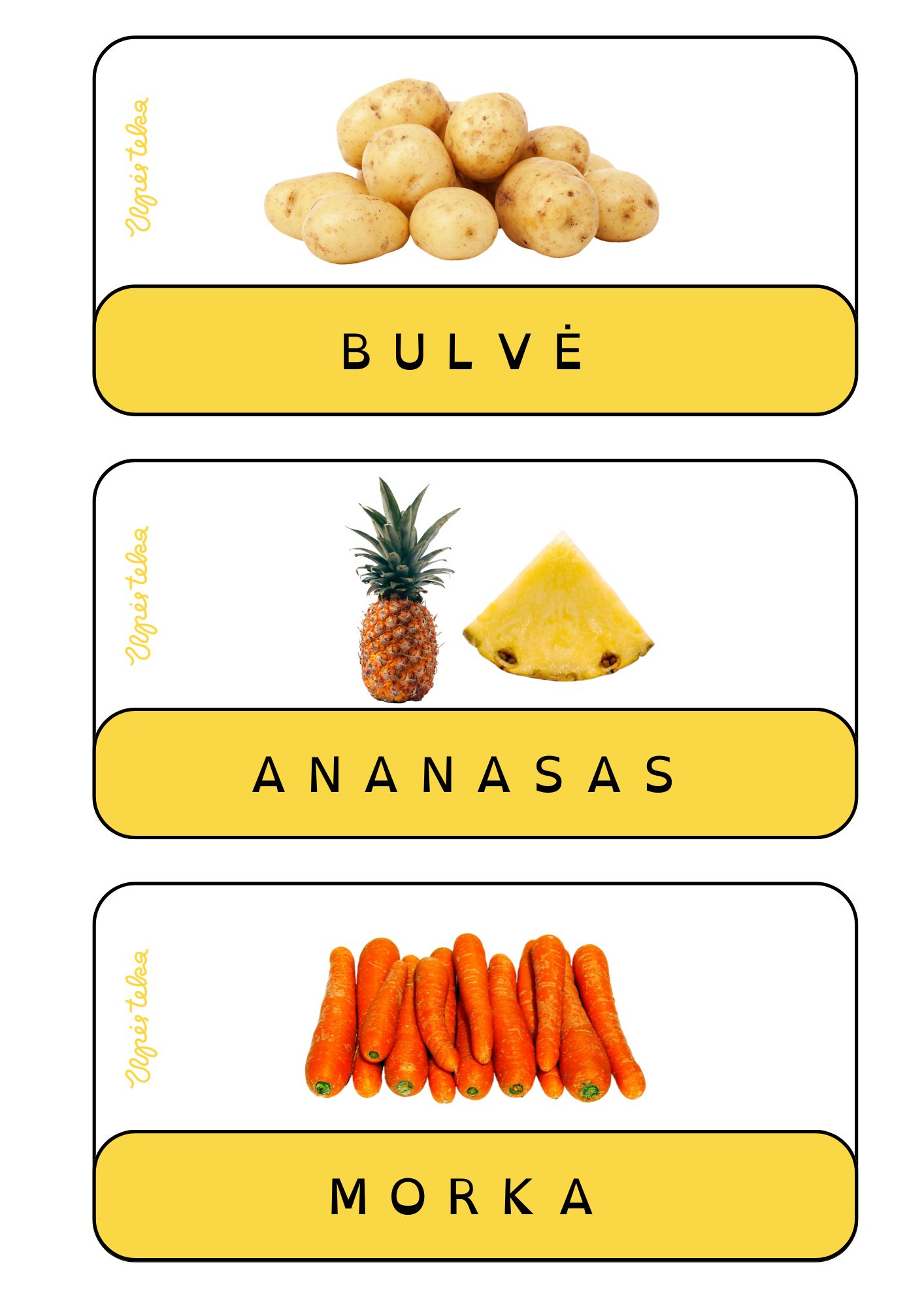 Žodžiai. Kalbos reabilitacija